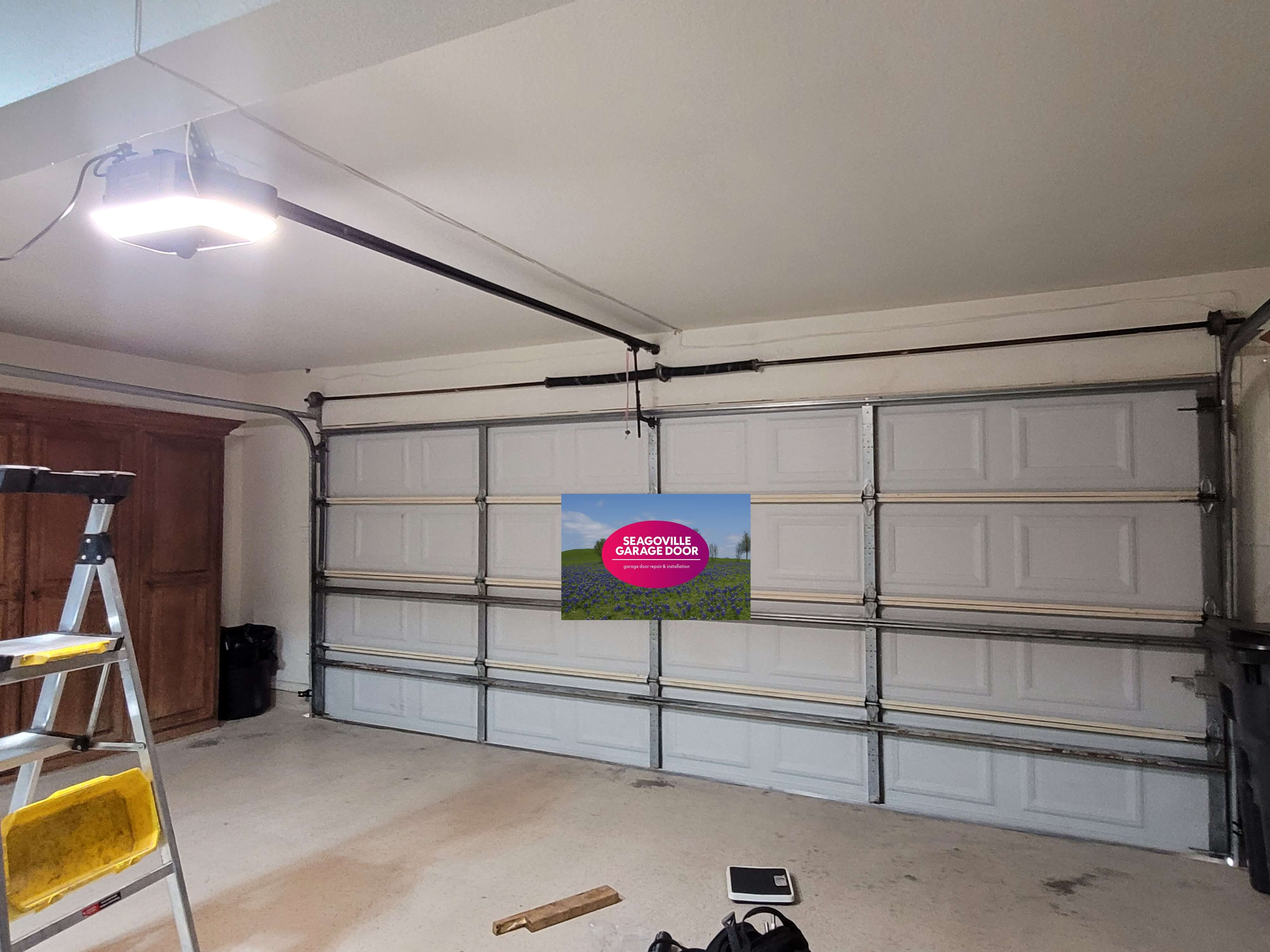 new-liftmaster-LED-garage-door-opener-install
